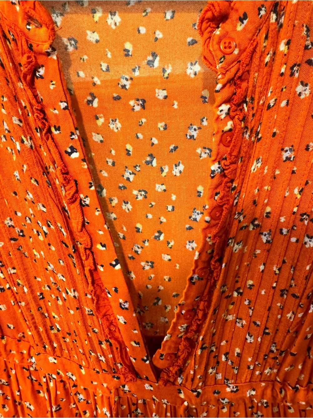 Free People Midi maxi Dress with Tie Waist - Picture 4 of 7